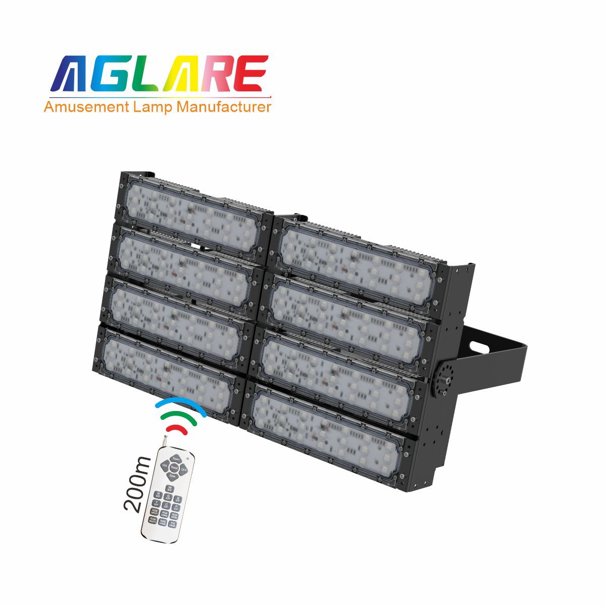 400WLED彩色投光灯泛光灯,变色户表射灯带？仄