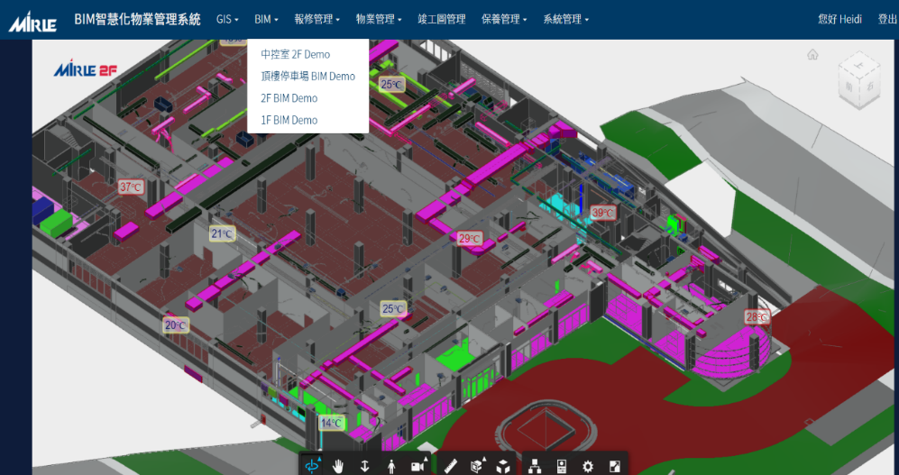 3D BIM总务治理系统