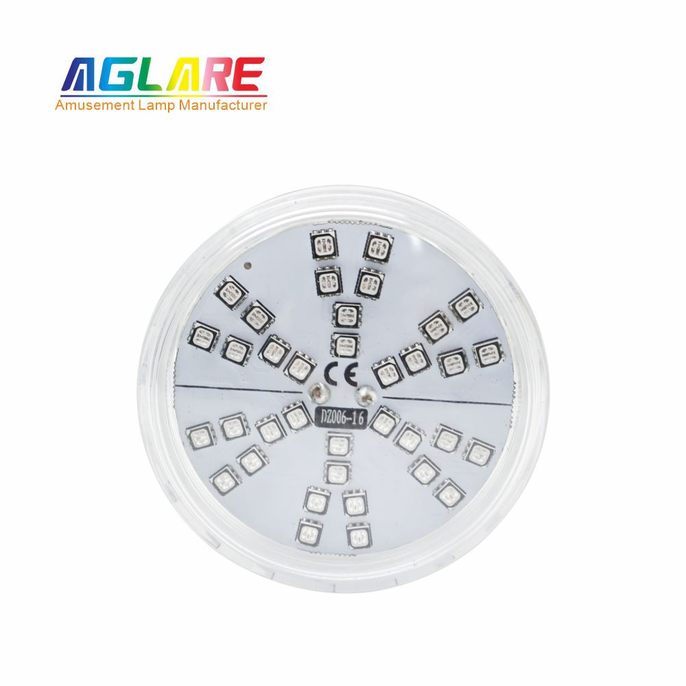 60mm RGB LED游乐场灯1-16自动法式旋转成效- AC24V， 42led
