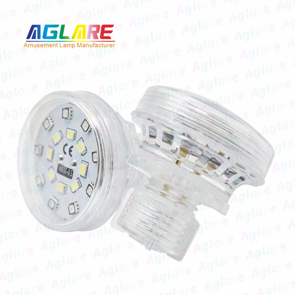DW002法式1-16，AC24V 38mm RGB+W LED灯用于游乐设施